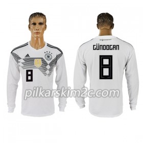 Koszulka Niemcy Gundogan 8 Główna Mistrzostwa Świata 2018 - Koszulki Piłkarskie(L/S)